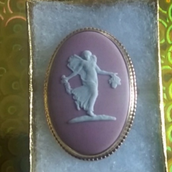 Jasperware Wedgewood Jewelry - Angelic Muse in Pink Wedgewood Jasperware